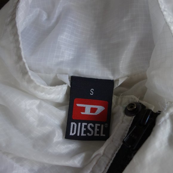 Diesel White Nylon Jacket - Size S - Picture 5 of 7